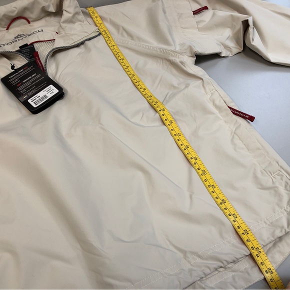 Women’s Stormtech H2X Waterproof Pullover Jacket, Sz Lg, Beige (Birch) - Picture 7 of 12